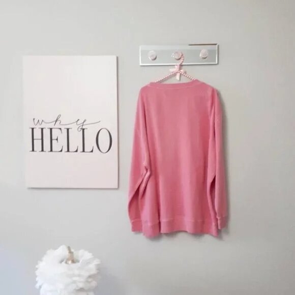 NWT Wildfox pink hotel “Roadtrip” print sweatshirt, M - Picture 6 of 6